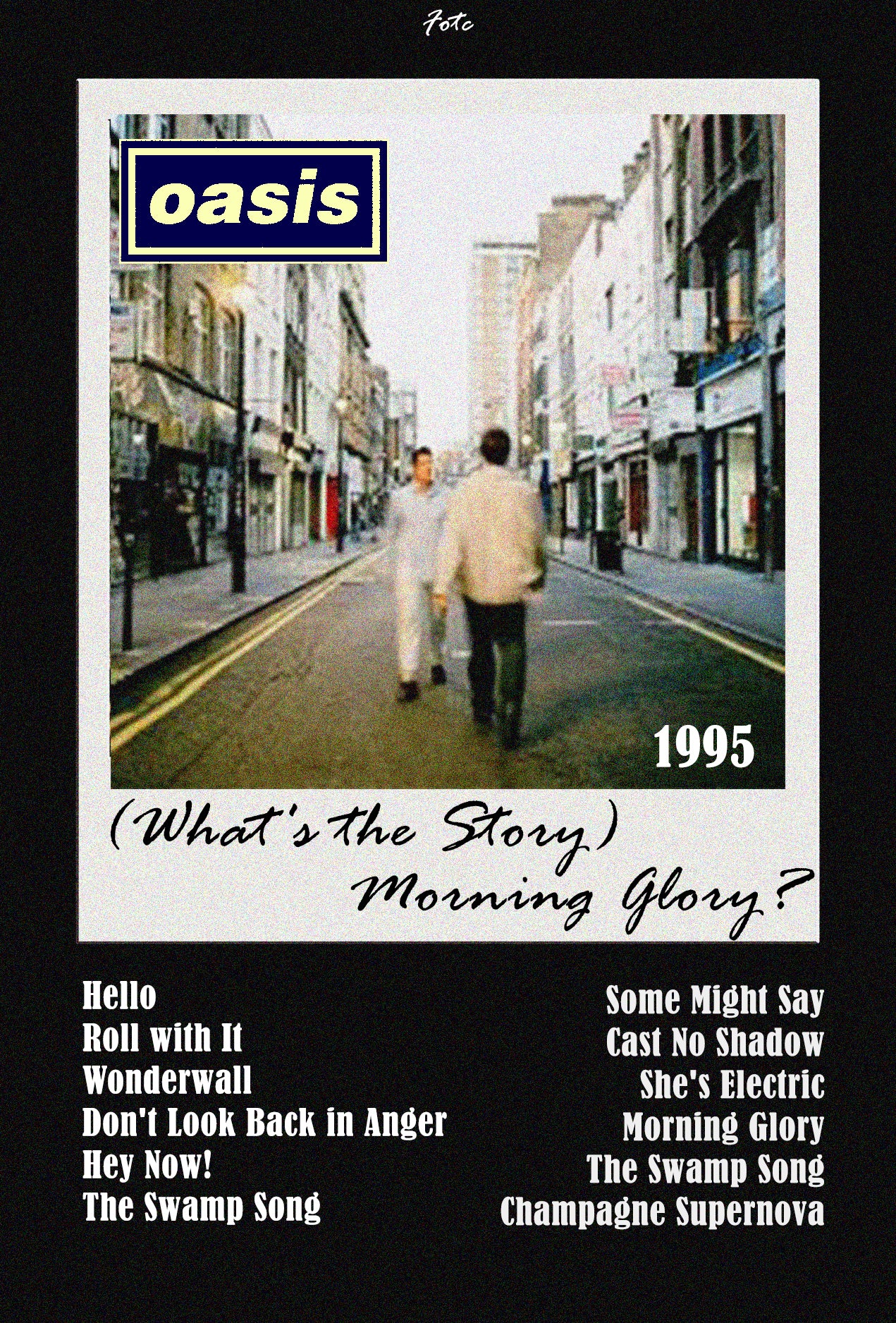 Oasis- (What's the Story) Morning Glory? Poster