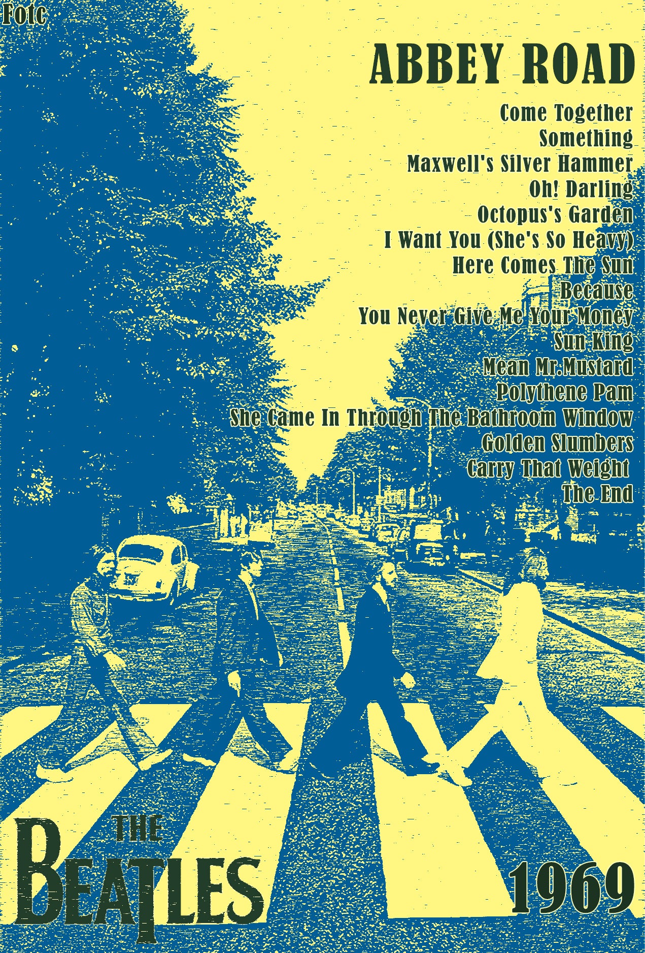 The Beatles- Abbey Road Poster