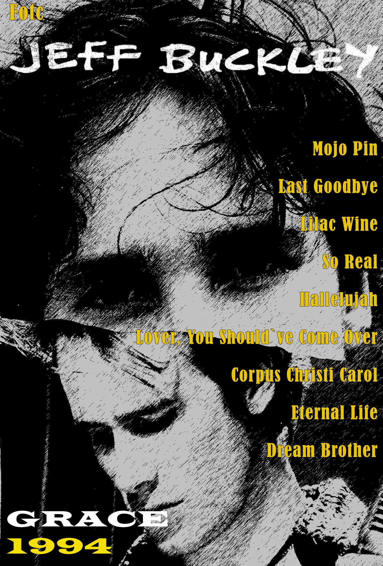 Jeff Buckley- Grace Poster
