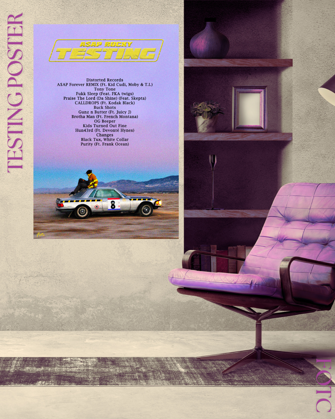 Asap Rocky- testing Poster