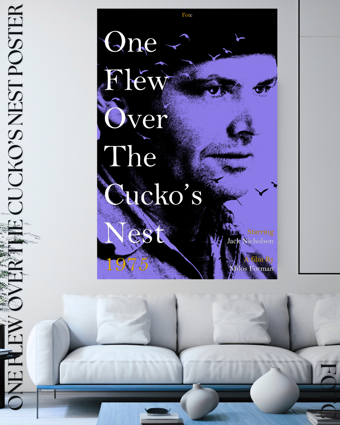 One Flew Over The Cucko's Nest Poster