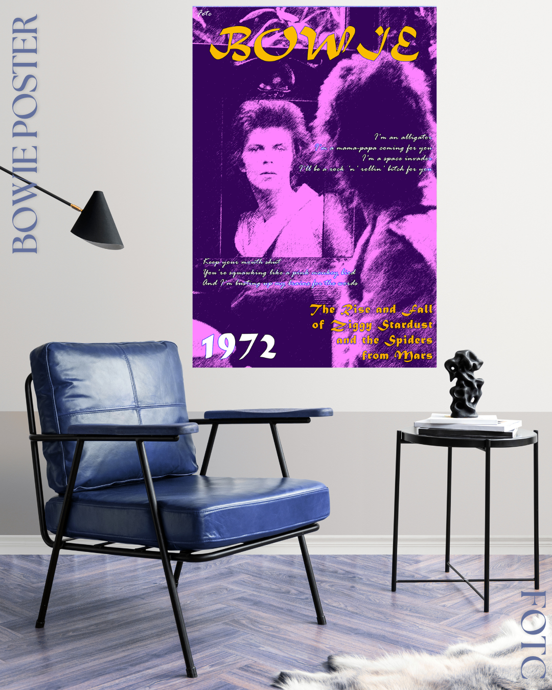 David Bowie- The Rise of Ziggy Stardust and The Spiders From Mars Poster