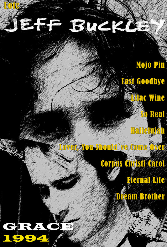 Jeff Buckley- Grace Poster