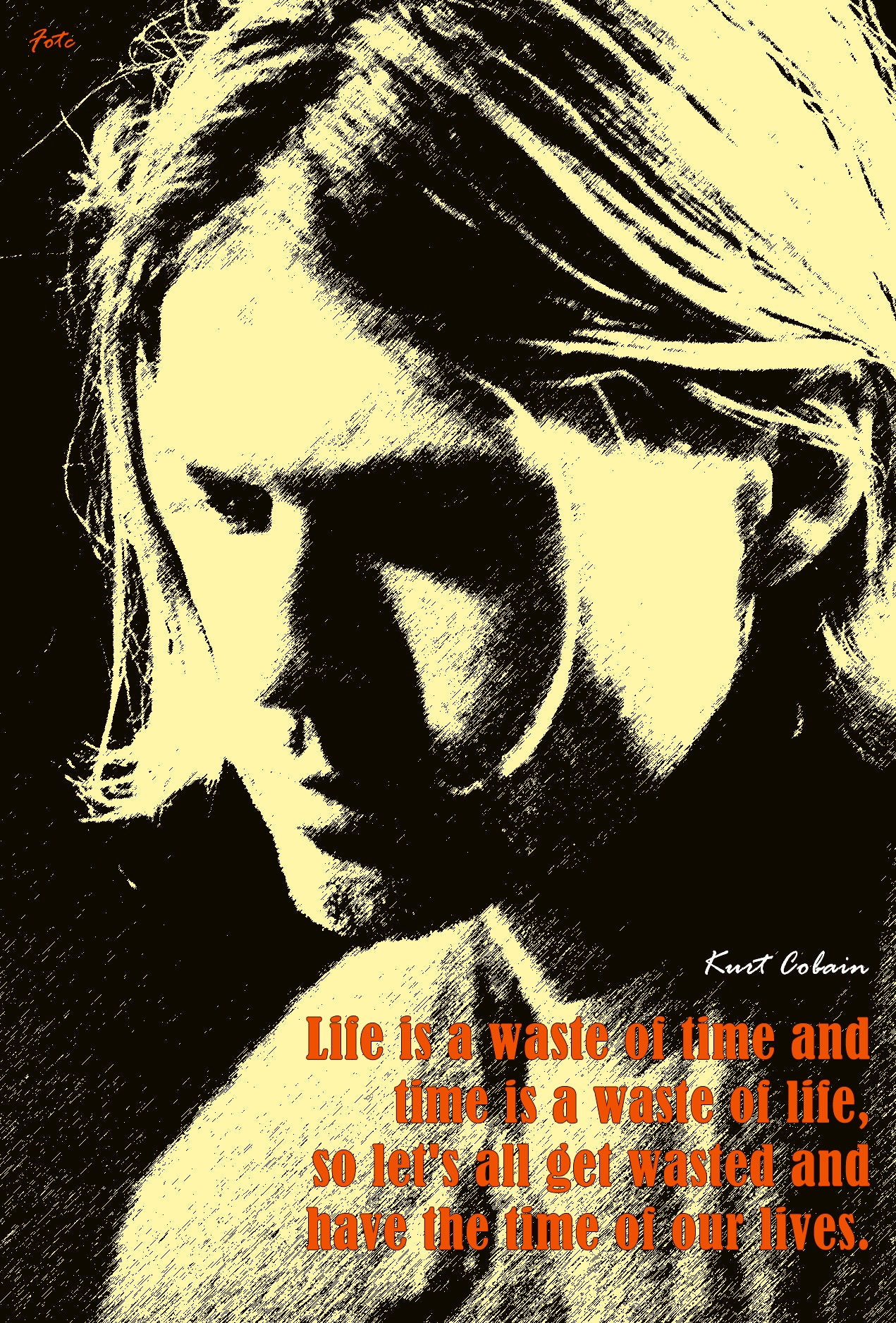 Kurt Cobain Poster