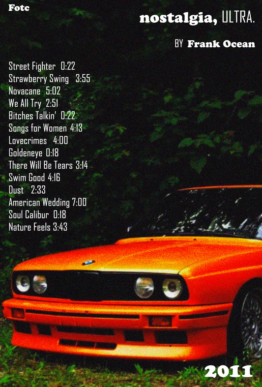 Frank Ocean- Nostaligia, Ultra Poster