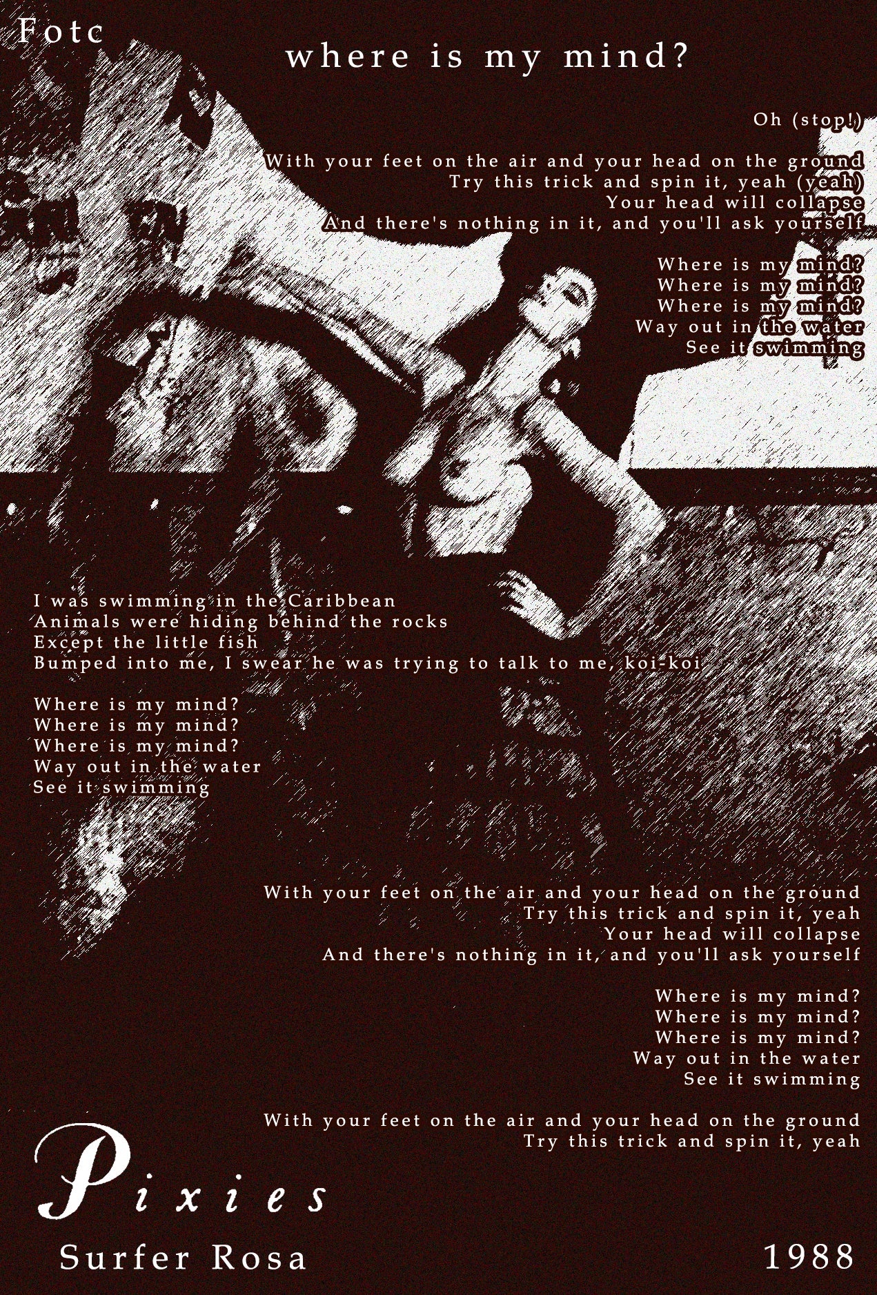 Pixies- Surfer Rosa Poster