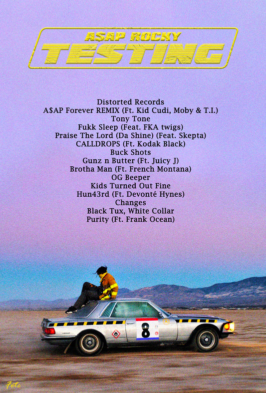 Asap Rocky- testing Poster